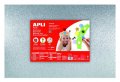 neuveden: APLI pěnovka se třpytkami 400 x 600 mm - stříbrná 3 ks