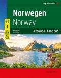 neuveden: Norsko 1:250 000 – 1:400 000 / autoatlas