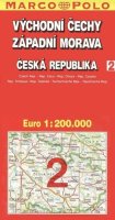 -: ČR 2 Východní Čechy, Západní Morava 1:200 000