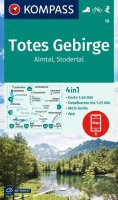 : Totes Gebirge, Almtal, Stodertal 1:50 000 / turistická mapa KOMPASS 19