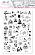 neuveden: Razítka Stampo Bullet Journal - Zima