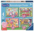 neuveden: Puzzle Prasátko Peppa na oslavě 4 v 1