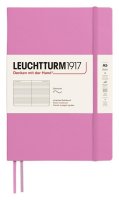 : Zápisník Leuchtturm1917 A5 měkké desky Bubblegum linkovaný
