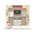 neuveden: YANKEE CANDLE Dárková sada 1ks tumbler malý: Snow Globe Wonderland a 3 ks v
