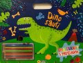neuveden: Dinosauři - Omalovánky s pastelkami