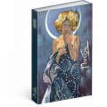 neuveden: Notes - Alfons Mucha/Luna, linkovaný, 10,5 x 15,8 cm
