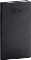 neuveden: Diář 2024: Aprint - černý, kapesní, 9 × 15,5 cm