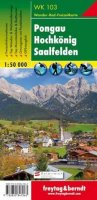 neuveden: WK 103 Pongau, Hochkönig, Saalfelden 1:50 000 / turistická mapa
