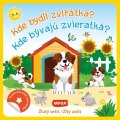 neuveden: Kulaté samolepky Kde bydlí zvířátka? / Kde bývajú zvieratká? - žlutý sešit 