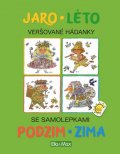 Zmatlíková Helena: Jaro, Léto, Podzim, Zima - Kniha samolepek a hádanek