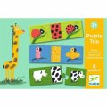 neuveden: DJECO Trio puzzle nahá zvířátka