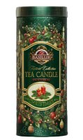 : BASILUR Festival Candle Green Edition plech 75g + čajová svíčka 11g