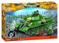 neuveden: Stavebnice COBI T-34/85 z filmu Čtyři z tanku a pes, 530 k, 5 f