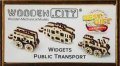 neuveden: Wooden City Puzzle 3D Přívěšky Dopravní prostředky 36 dílků