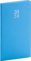 neuveden: Diář 2024: Capys - modrý, kapesní, 9 × 15,5 cm