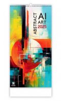 neuveden: Kalendář nástěnný 2025 - Abstract AI Art