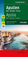 neuveden: Apulie 1:150 000 / automapa a rekreační mapa