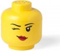neuveden: Úložný box LEGO hlava (velikost S) - whinky
