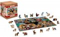 neuveden: Wooden City Puzzle Lesní zvěř 505 dílků, dřevěné