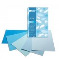 neuveden: Blok s barevnými papíry A4 Deco 170 g - modré odstíny