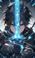 -: Diamantový obrázek - Kirito 30x40 cm