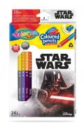 neuveden: Colorino Star wars - oboustranné pastelky trojhranné 24 barev