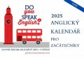 neuveden: Anglický měsíční kalendář 2025 začátečník s online materiály (A2/B1)