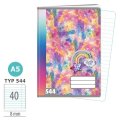 : Školní sešit A5, 40 listů, typ 544 Rainbow Ella