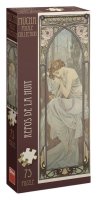 : Alfons Mucha – Odpočinek noci 75 panoramic Puzzle