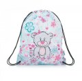 neuveden: Bagmaster Školní vak na přezůvky SHOES LUMI 21 C GRAY/BLUE/PINK