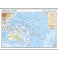 neuveden: Austrálie a Oceánie - školní nástěnná zeměpisná mapa 1:13 mil./136x96 cm
