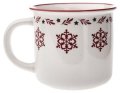 neuveden: Hrnek porcelánový - sněhové vločky 370 ml