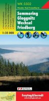 neuveden: WK 5502 Semmering Gloggnitz 1:35 000