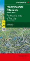 neuveden: Rakousko 1:350 000 / panoramatická mapa (léto, zima)