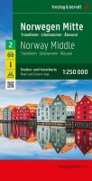 : Střední Norsko 1:250 000 / automapa + volnočasová mapa