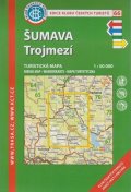 neuveden: KČT 66 Šumava Trojmezí 1:50 000 Turistická mapa