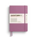 neuveden: Zápisník Dusty Rose Medium A5 čtverečkovaný