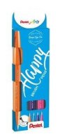 neuveden: Popisovač Pentel Arts Touch Brush Sign Pen - Cool 4 ks, sada