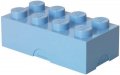 neuveden: Svačinový box LEGO - světle modrý