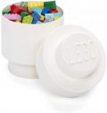 neuveden: Úložný box LEGO kulatý - bílý