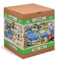 neuveden: Dřevěné puzzle Mapa Království zvířat XL,600 dílků