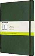neuveden: Zápisník Moleskine - měkké desky, XL, čistý - tm. zelený