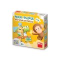 -: Puzzle MAXI První hraní: Africká zvířata 15 dílků