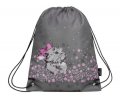 neuveden: Bagmaster Školní vak na přezůvky SHOES ALFA 20 B PINK/GRAY/BLACK