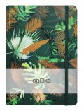 neuveden: Spoko zápisník Flowers listy A5, linkovaný