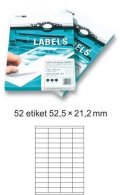 neuveden: Etikety EUROLABELS - 52 etiket na A4 (100 ks), 140g