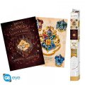 neuveden: Harry Potter Set plakátů - Bradavický znak  Pobertův plánek 2 ks