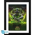 neuveden: World of Warcraft Zarámovaný plakát - Illidan