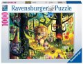 neuveden: Ravensburger Puzzle - Lvi, tygři a medvědi 1000 dílků