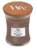 neuveden: WoodWick Stone Washed Suede svíčka váza 85g